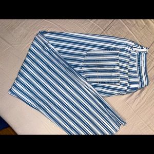 AEO Striped Mom Jeans